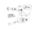 Muffler/crankshaft/crankcase