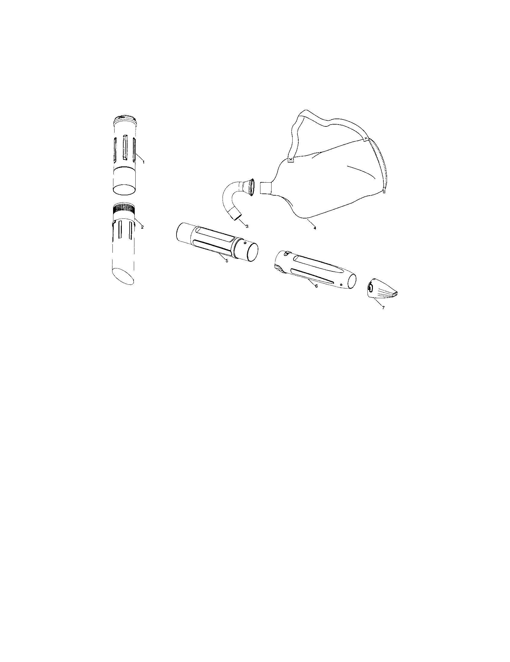 Vac bag/hose