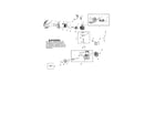 Craftsman 358794763 muffler/crankshaft/crankcase diagram