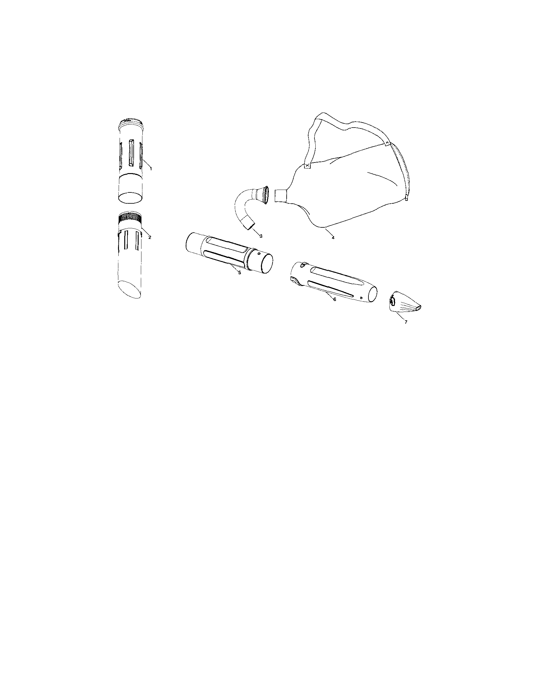 Vac bag/hose