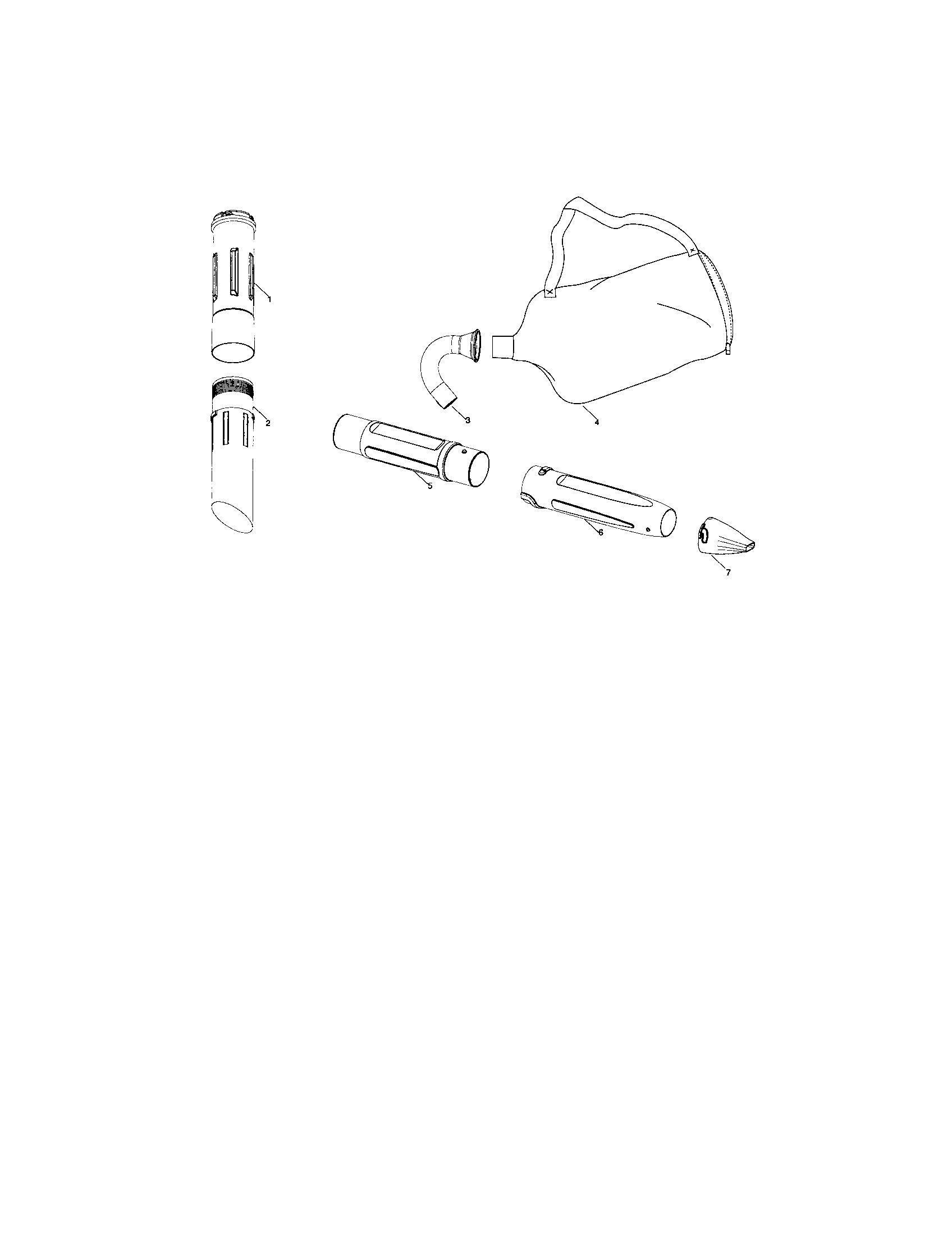 Vac bag/hose