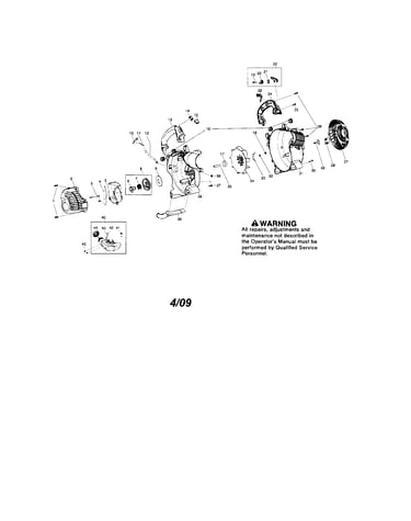 Scroll/handle/fuel tank