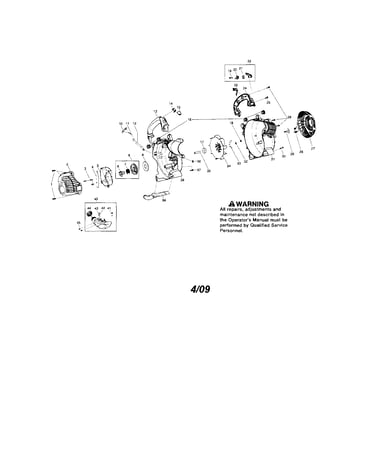 Scroll/handle/fuel tank