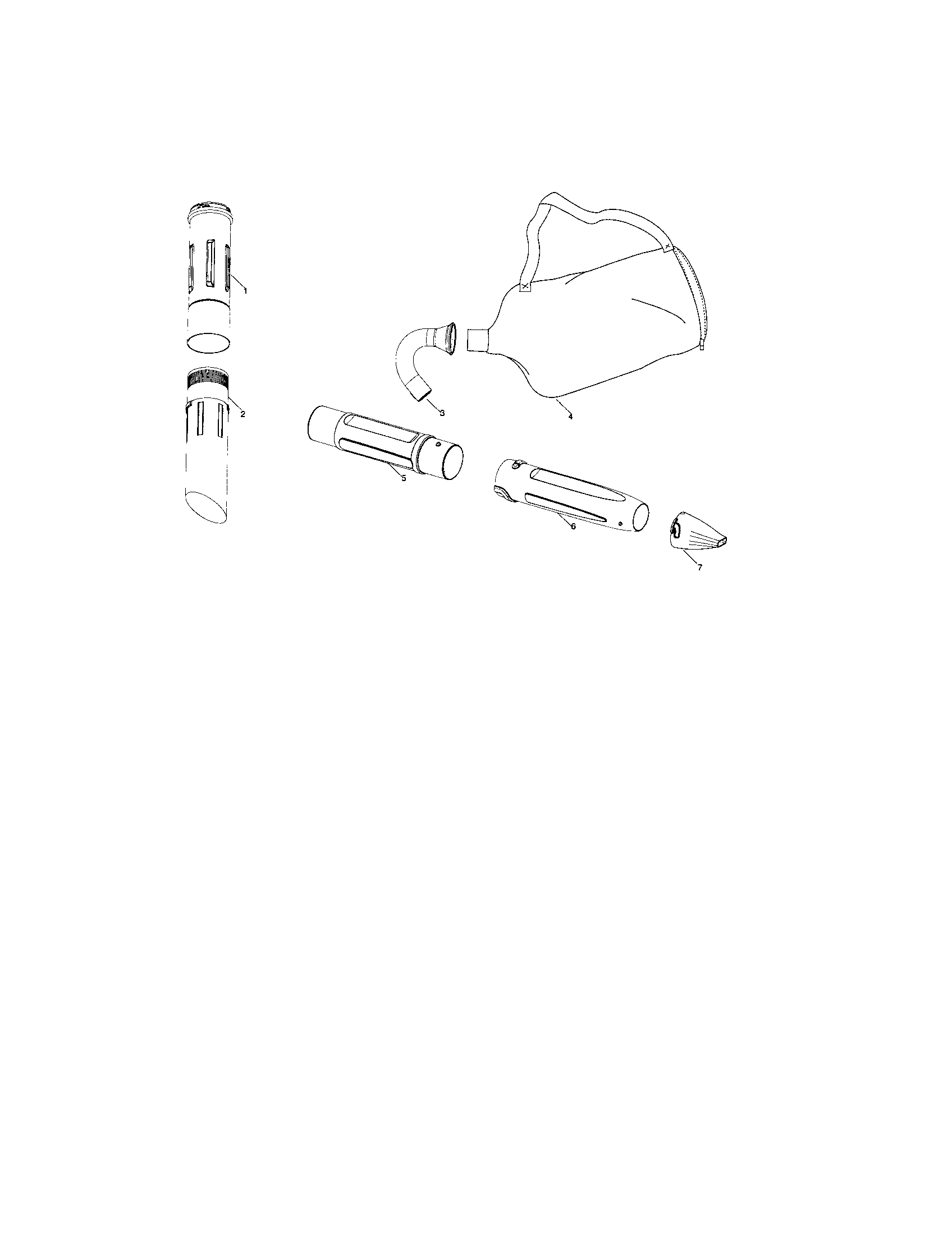 Vac bag/hose