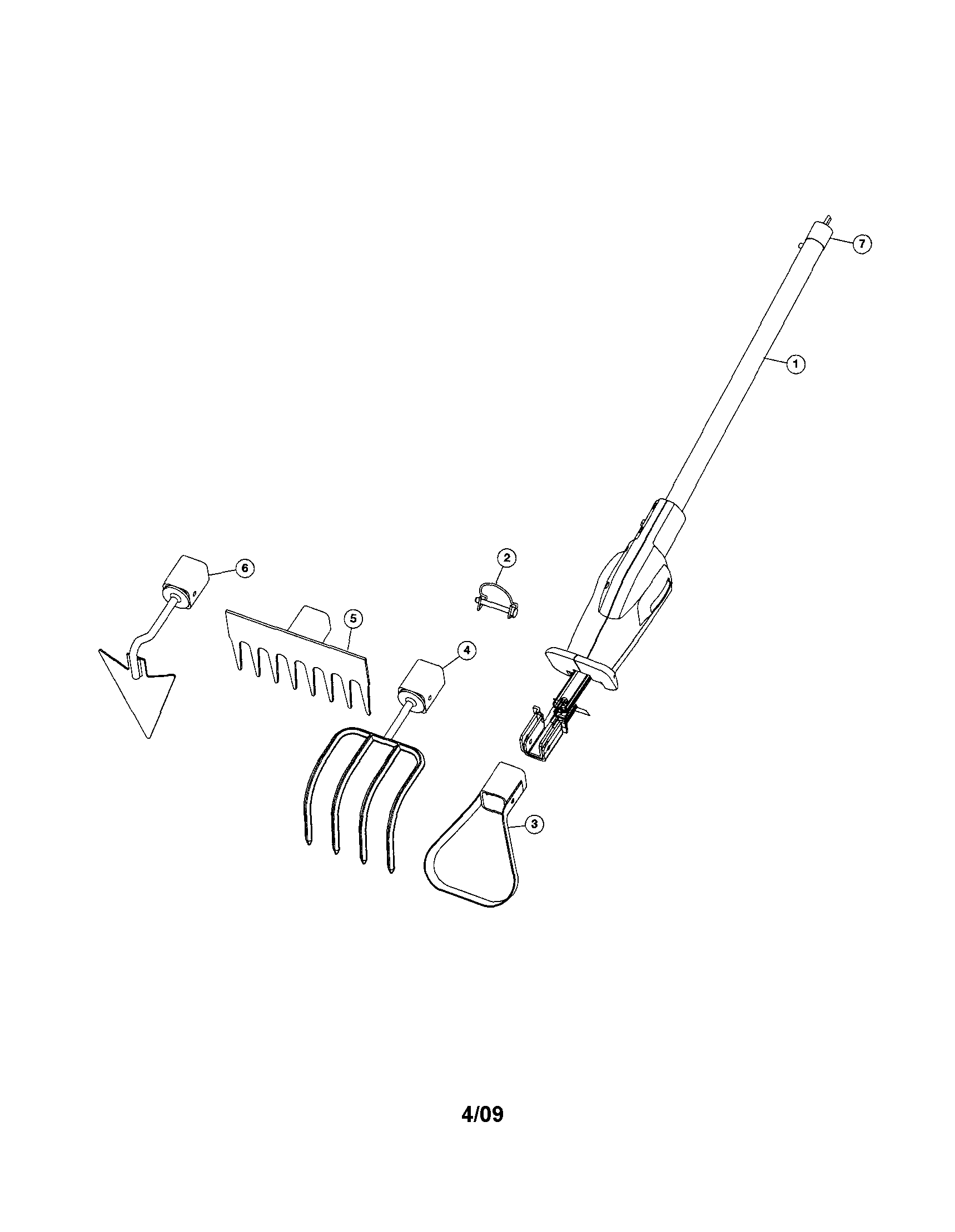 4 in 1 garden attachment