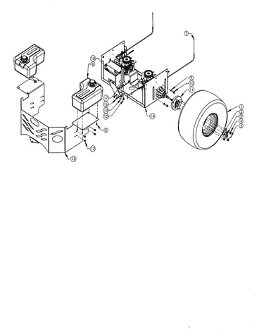 Tire/wheels/hydro weldment