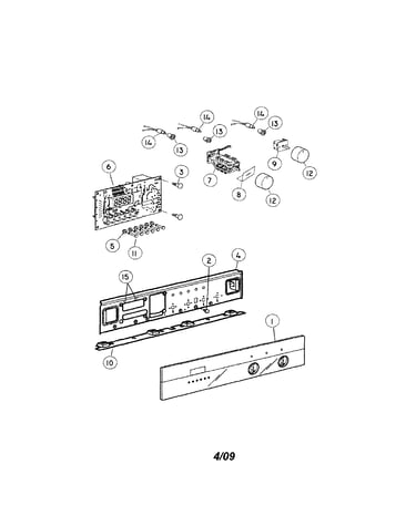 Control panel/components