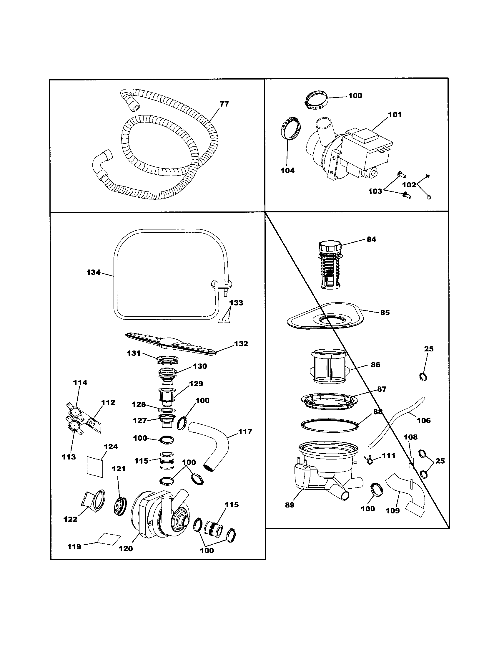 Motor and pump