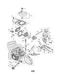 Cylinder cover/ignition switch