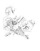 Handle/throttle control/engine cover
