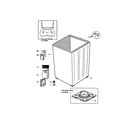 Fisher & Paykel WL26CW1-96215B wrapper cabinet diagram