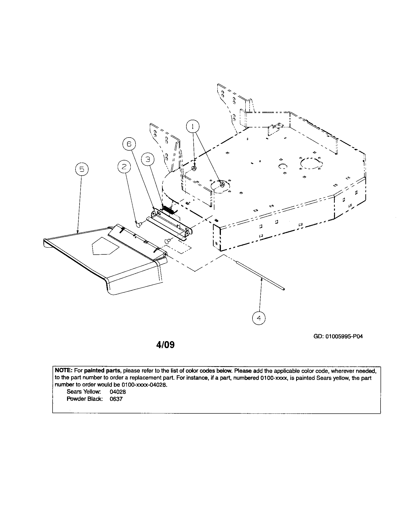 Deflector chute