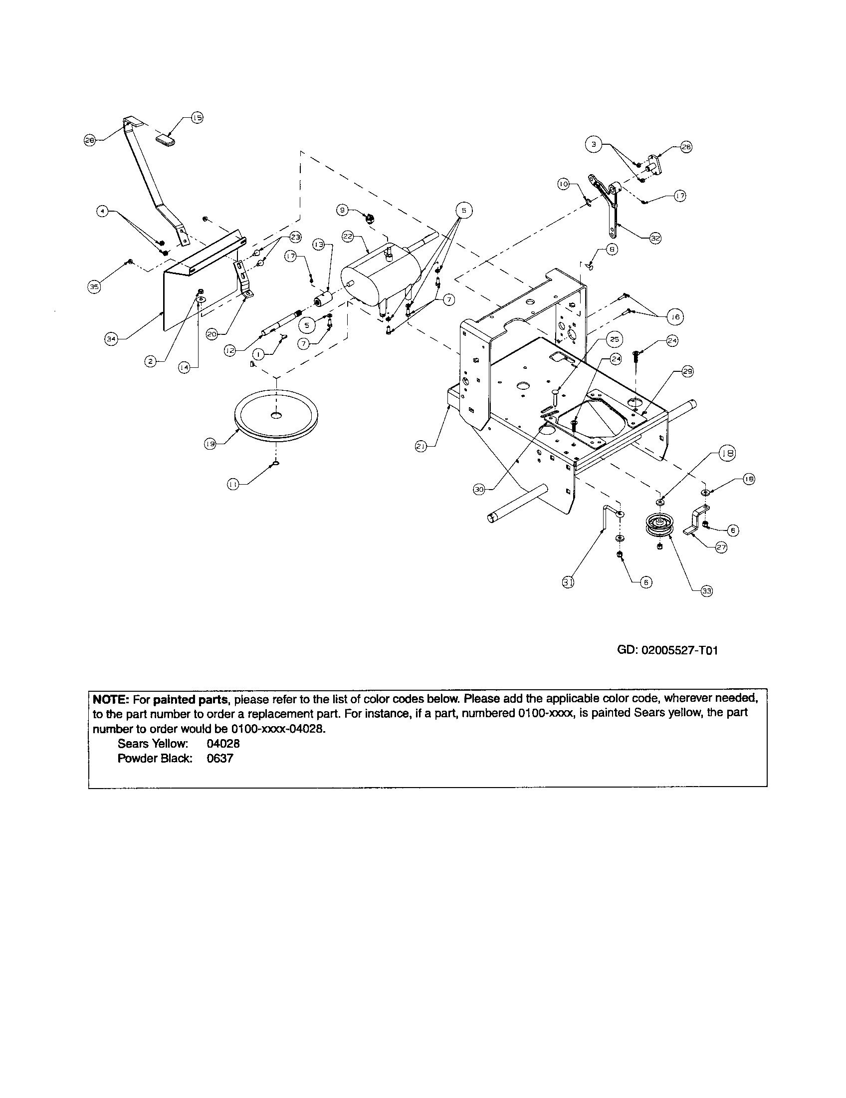 Engine deck