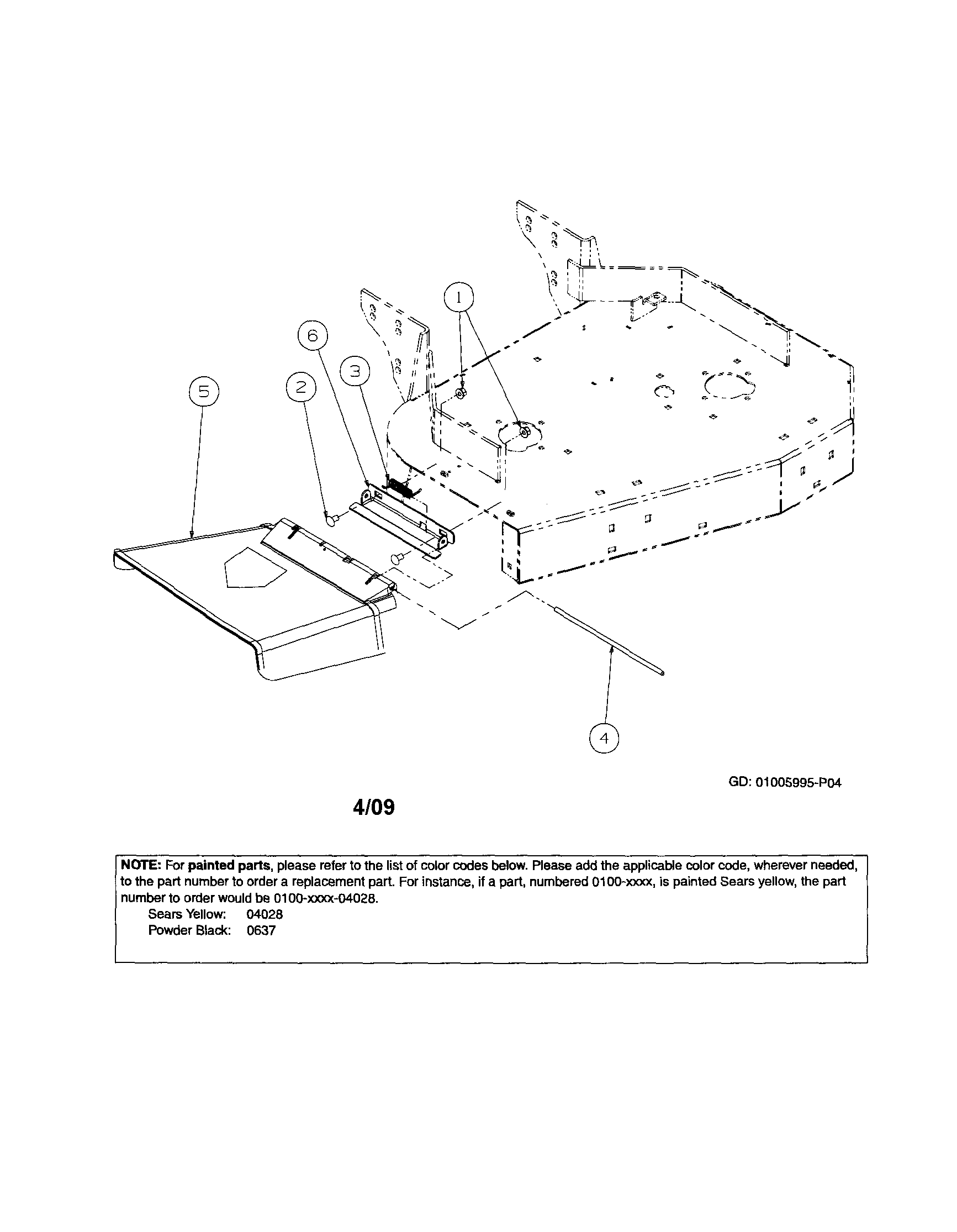 Deflector chute