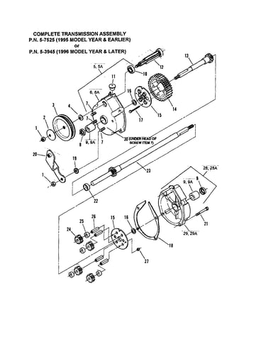 Transmission (differential)