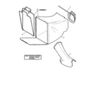 Snapper EP21500E grass bag/accessory diagram