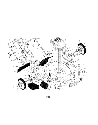 Engine/housing/handle