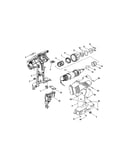 Motor with gear train/housing