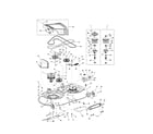 Craftsman 247289330 deck/spindle/chute deflector diagram