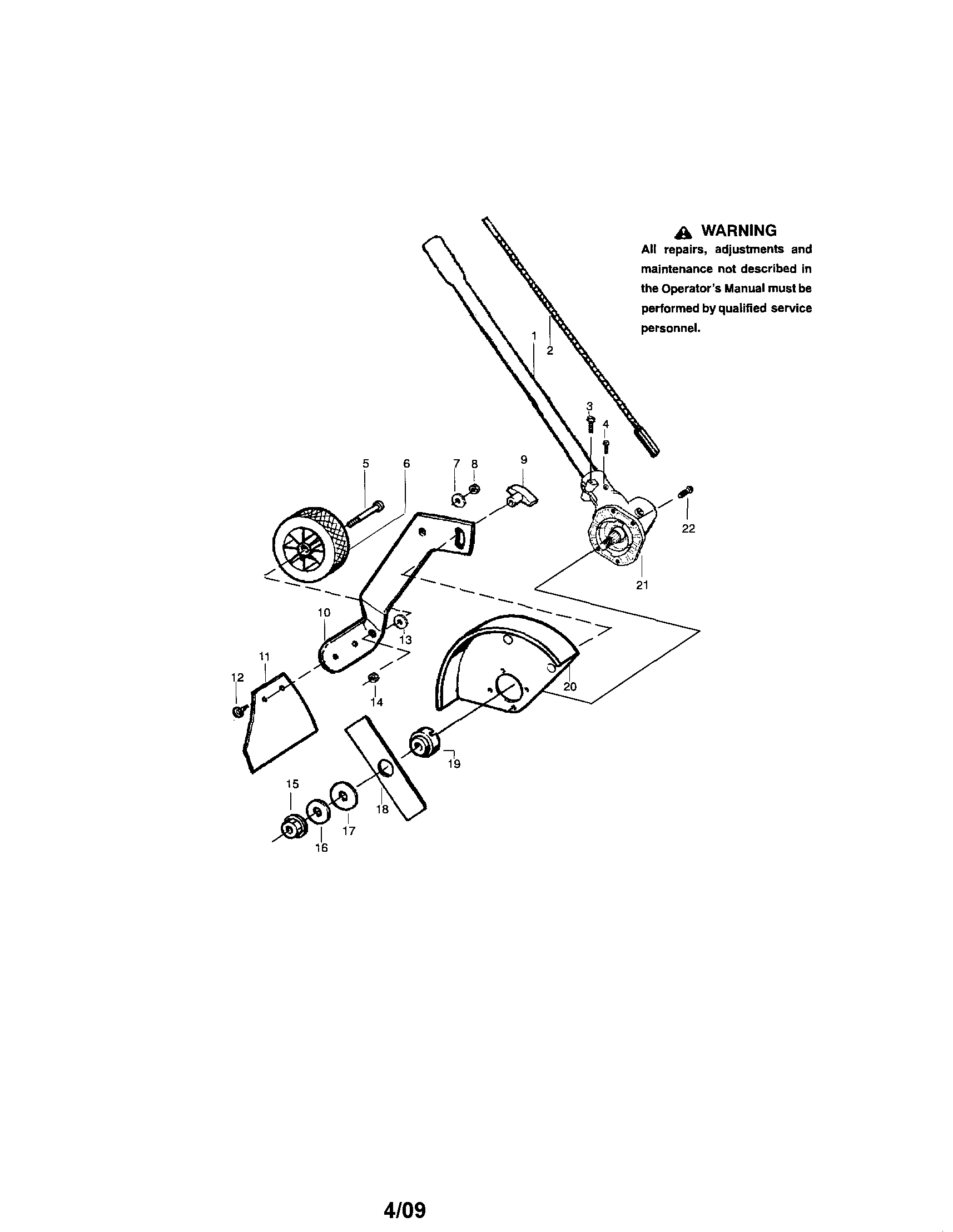 Covertible edger attachment