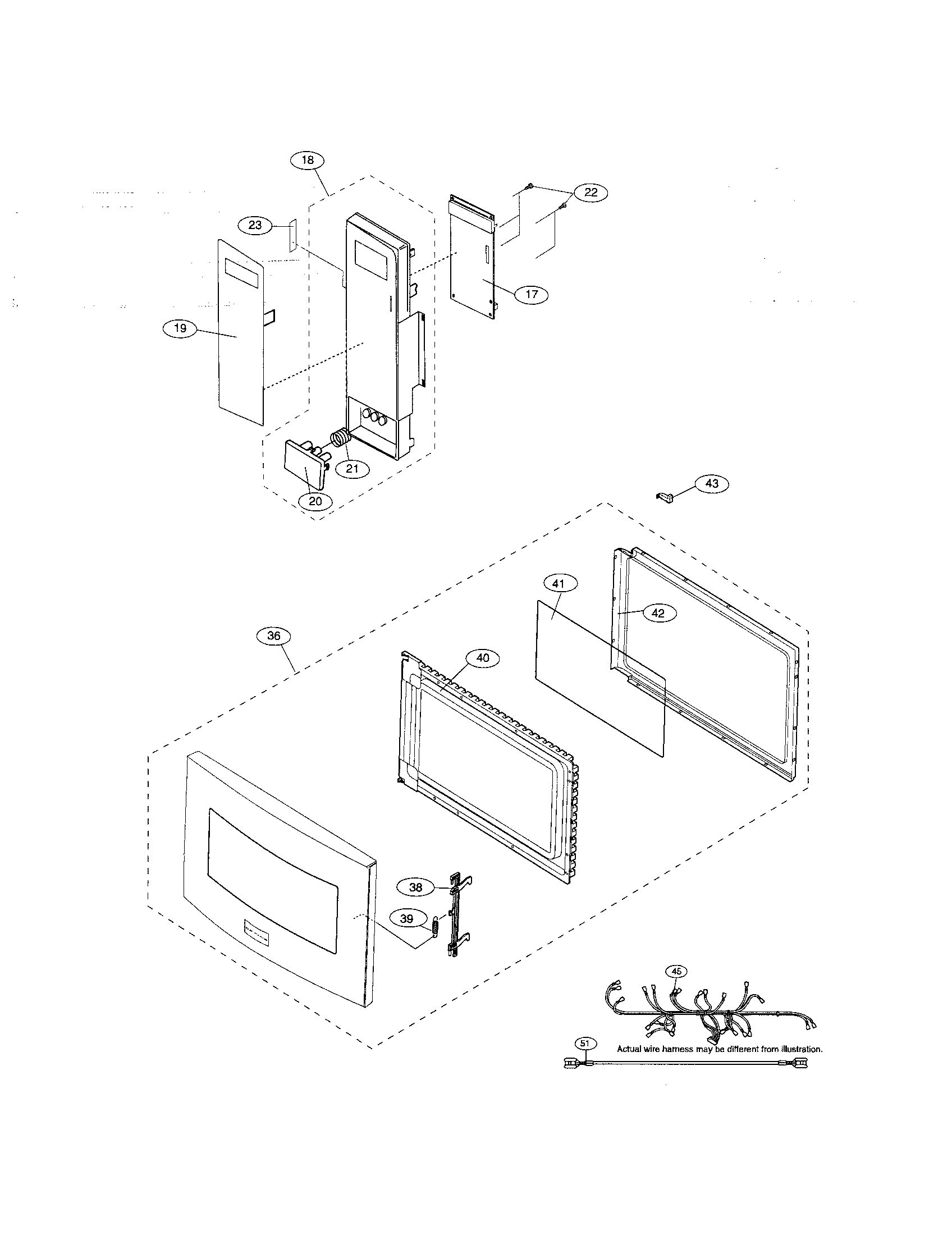 Control panel/door/miscellaneous