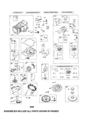 Cylinder/carburetor/crankshaft