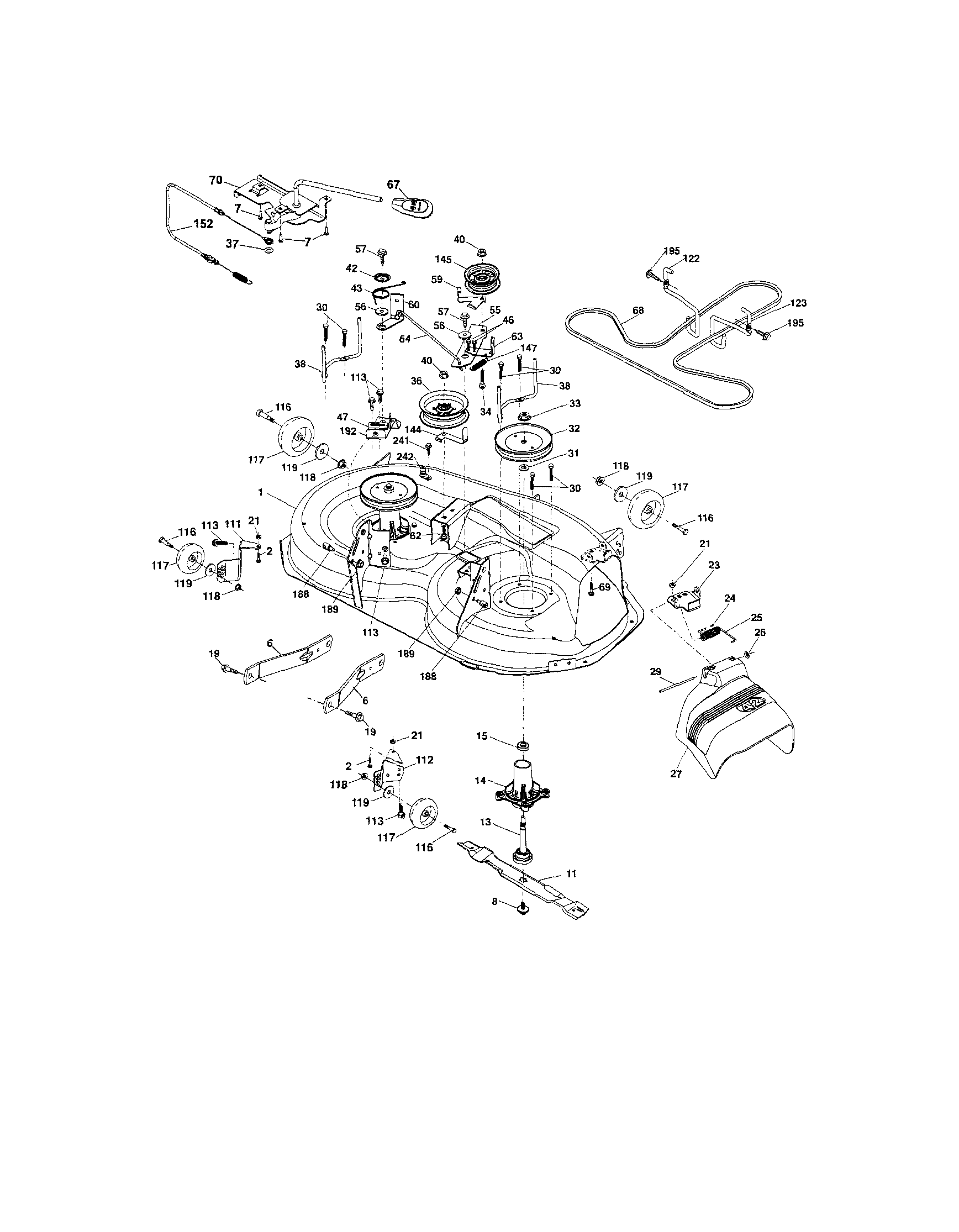 Mower deck