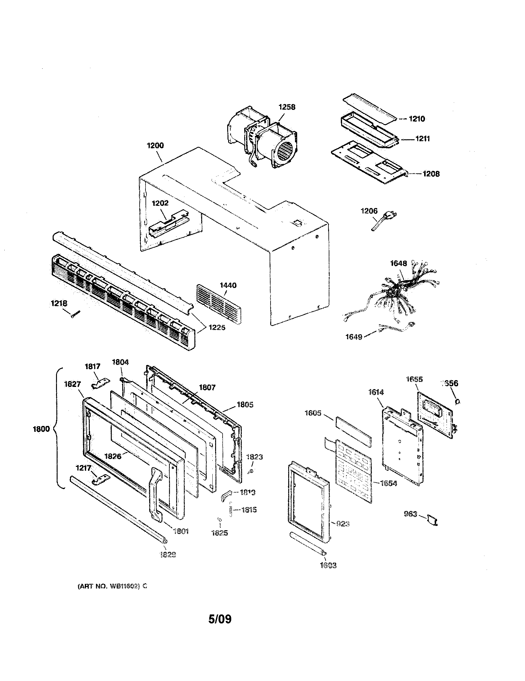 Door/motor ventilation