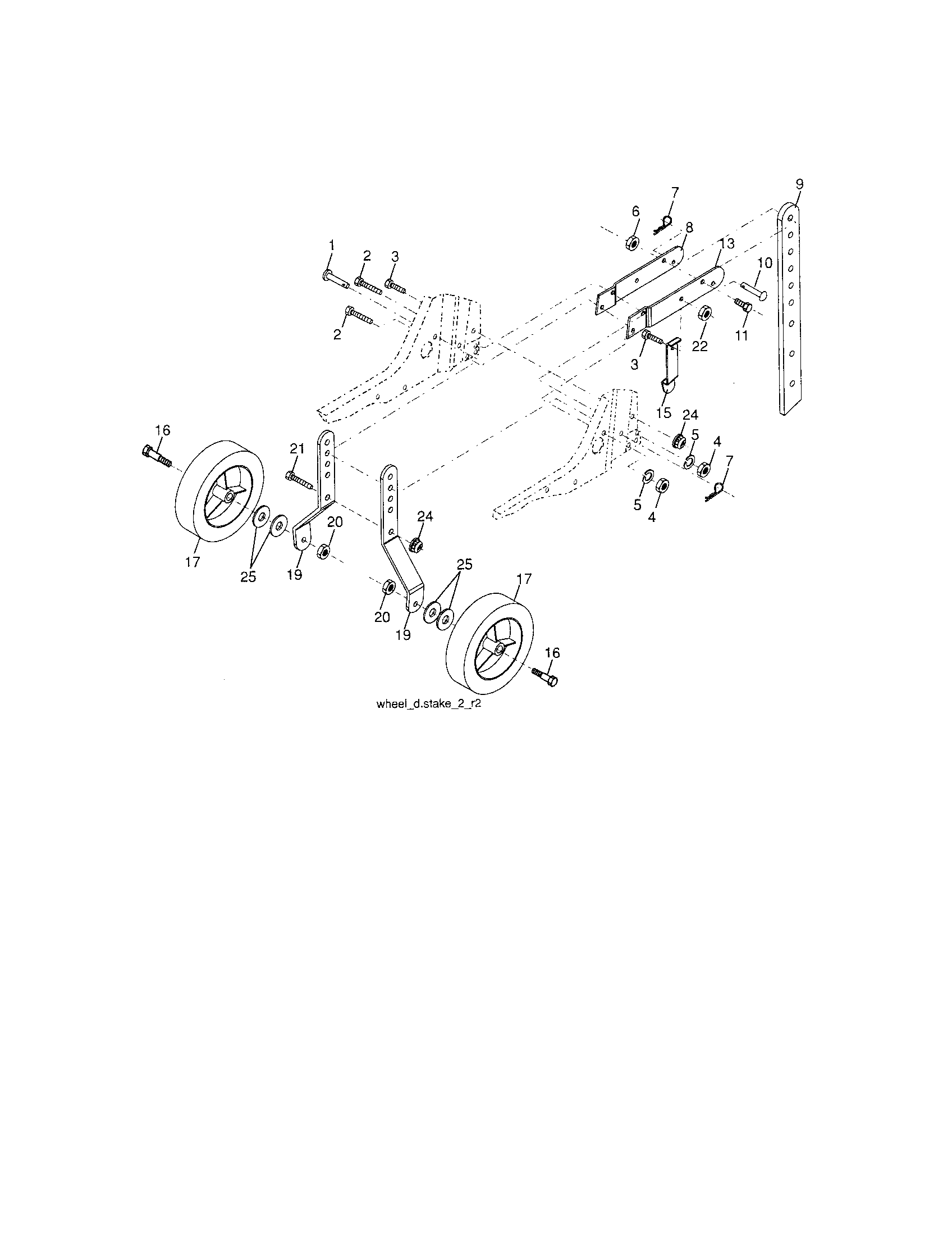 Wheel & depth stake