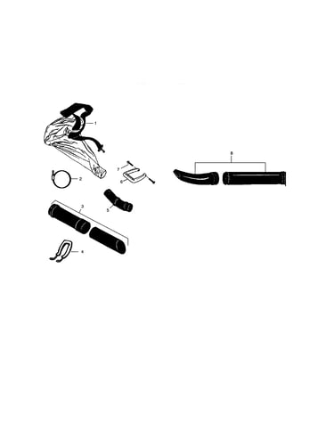 Vac bag/hose