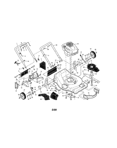 Engine/housing/handle