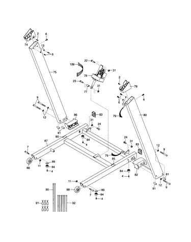 Uprights/base