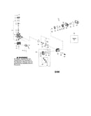 Crankshaft/muffler/cylinder