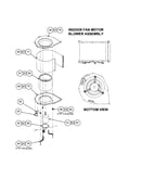 Indoor fan motor blower