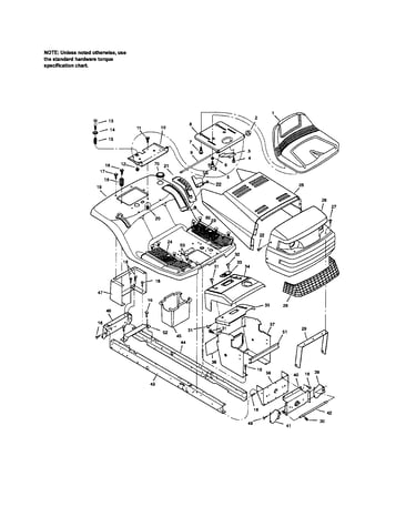 Chassis and hood