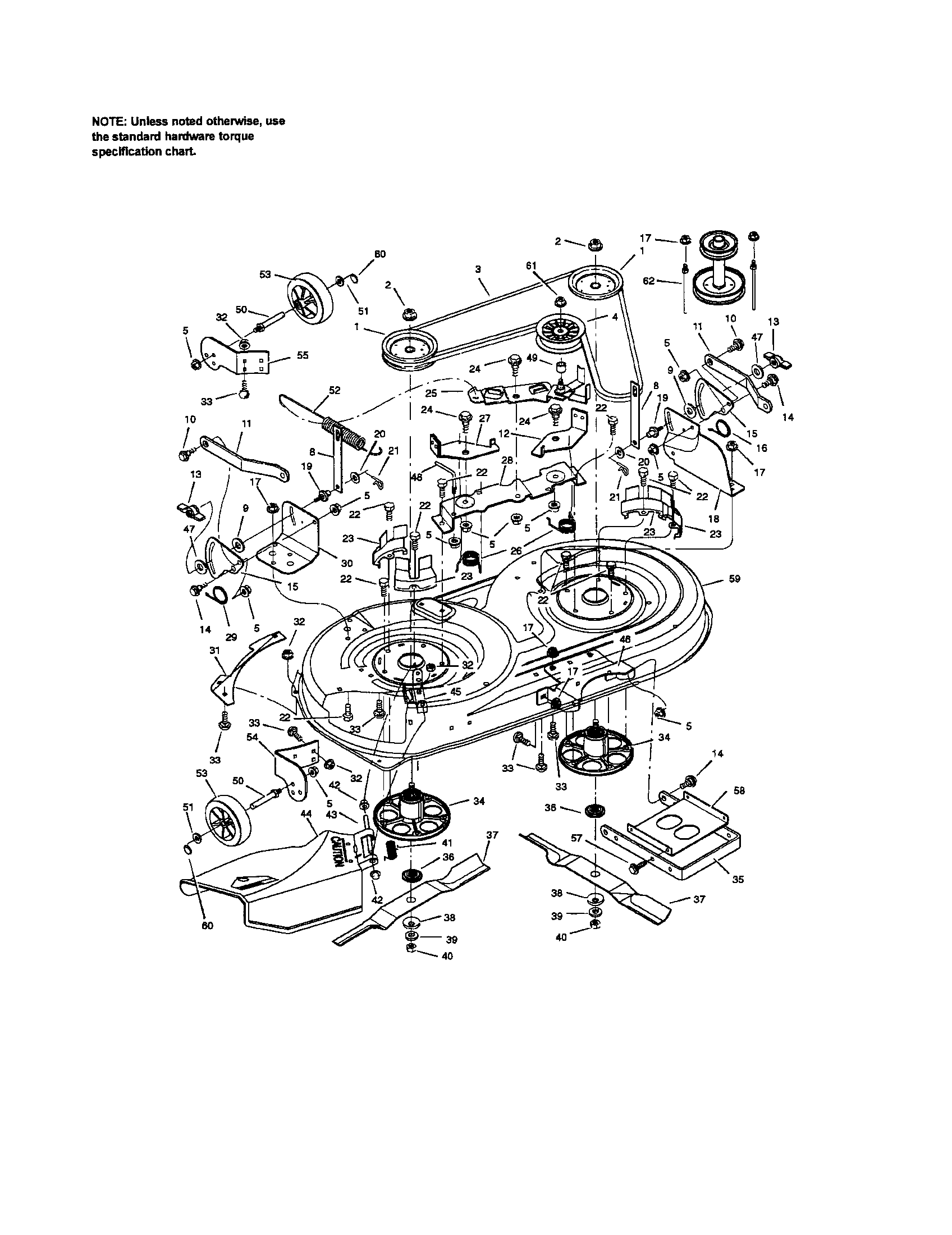 MOWER HOUSING