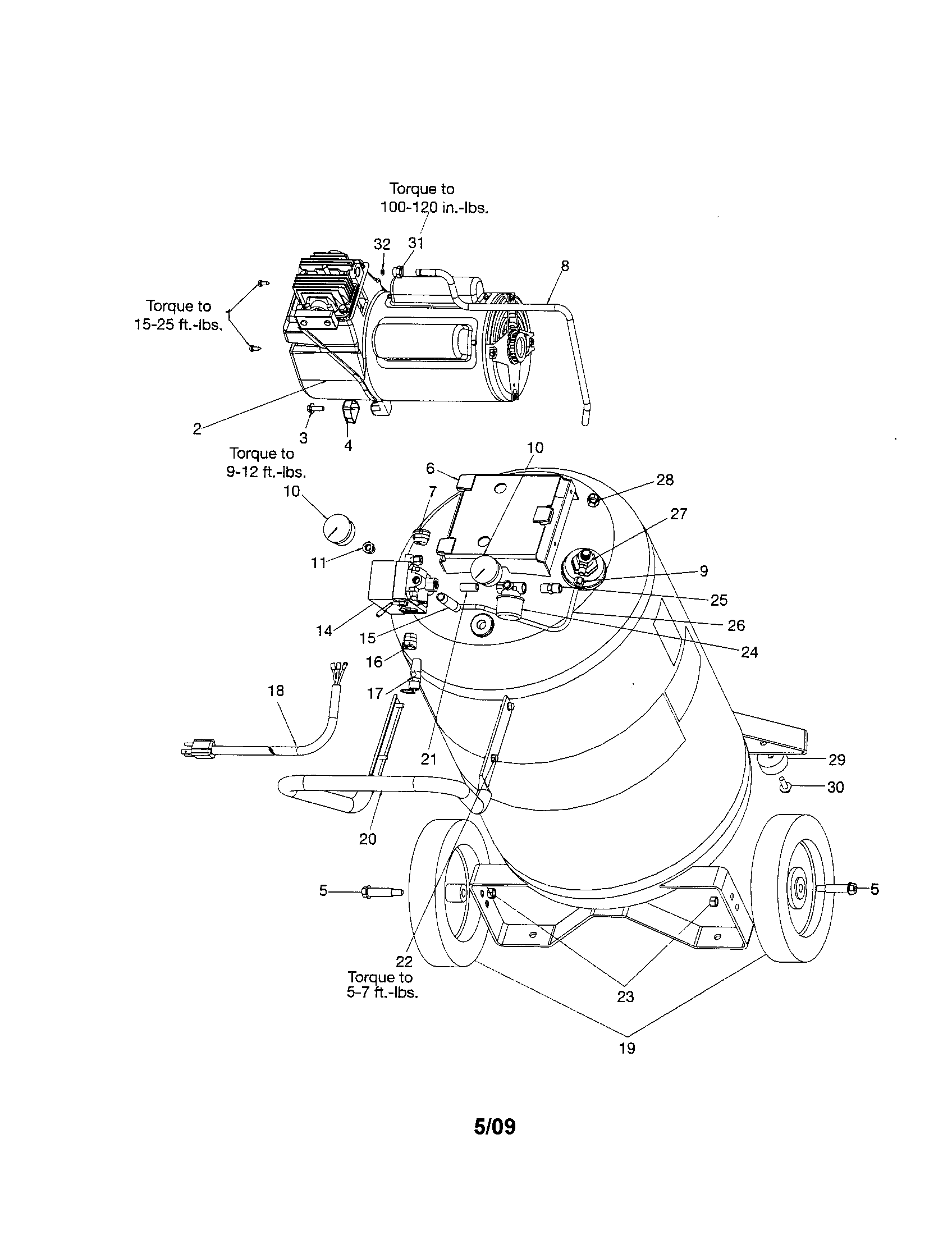 Air compressor unit