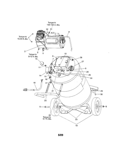 Air compressor unit