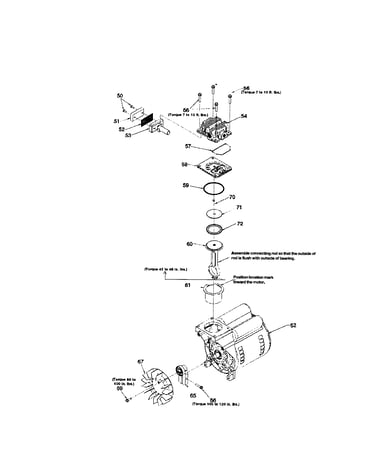 Head/motor/air filter