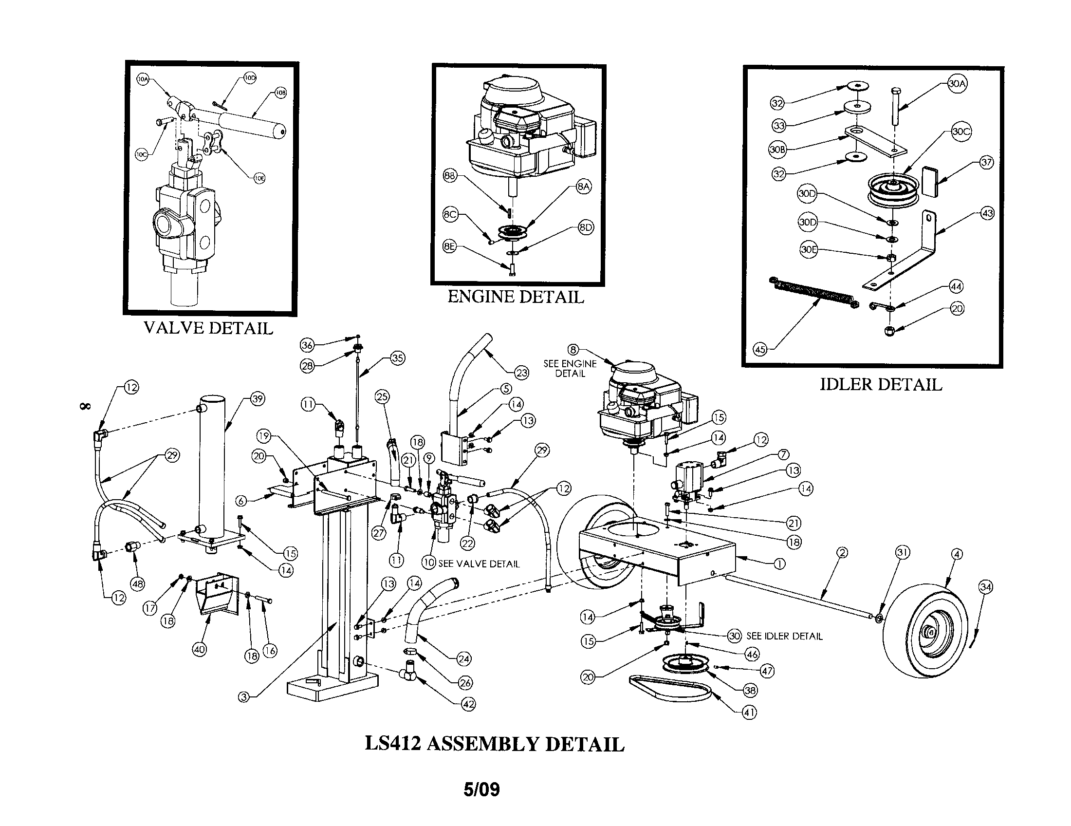 Log splitter