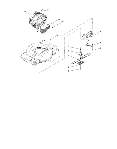 Engine and blade