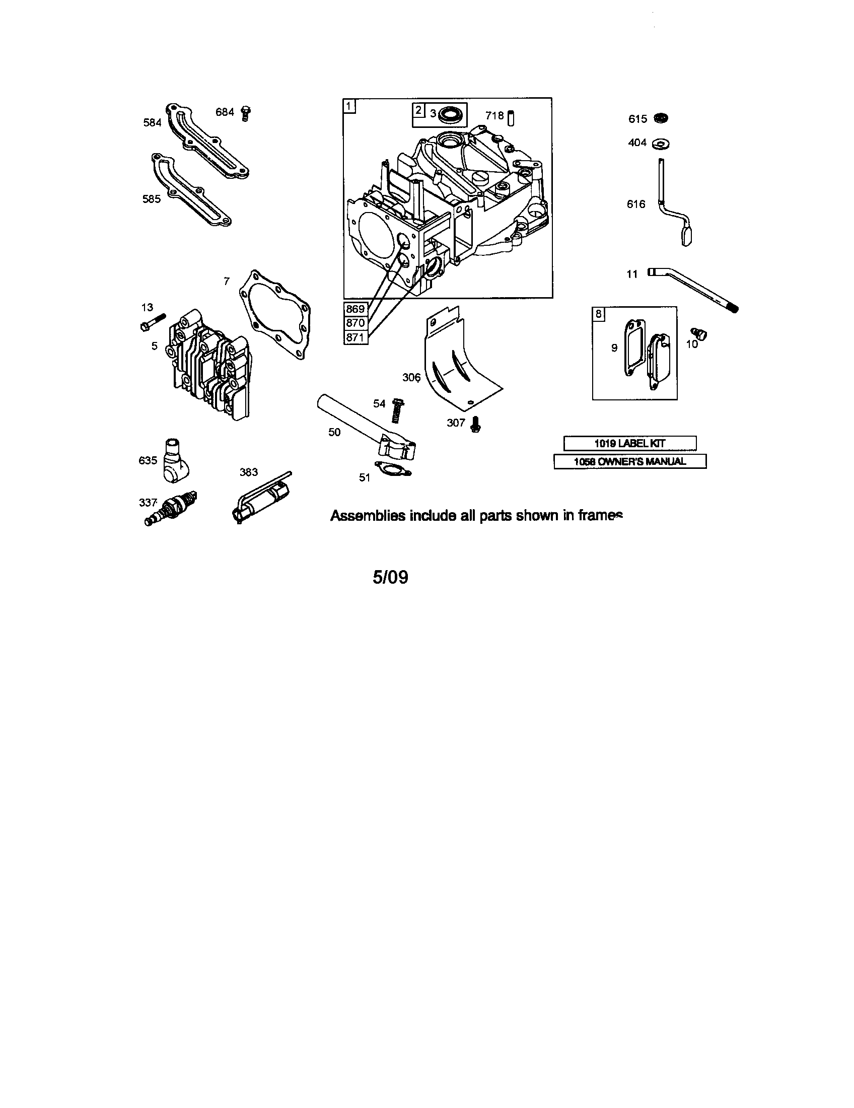 Official Briggs & Stratton 125K05-0186-E1 lawn & garden