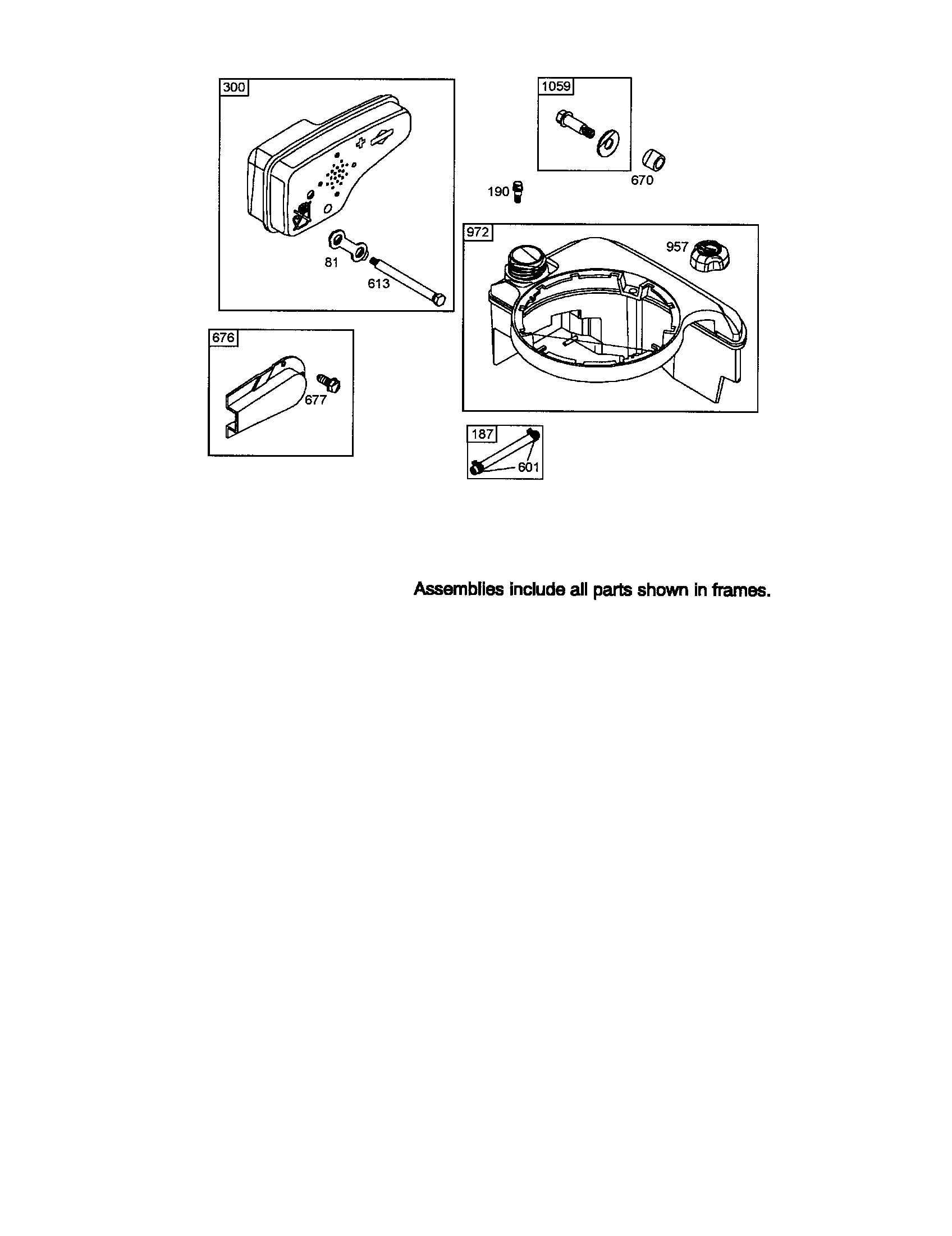 Muffler/fuel tank