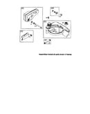Muffler/fuel tank