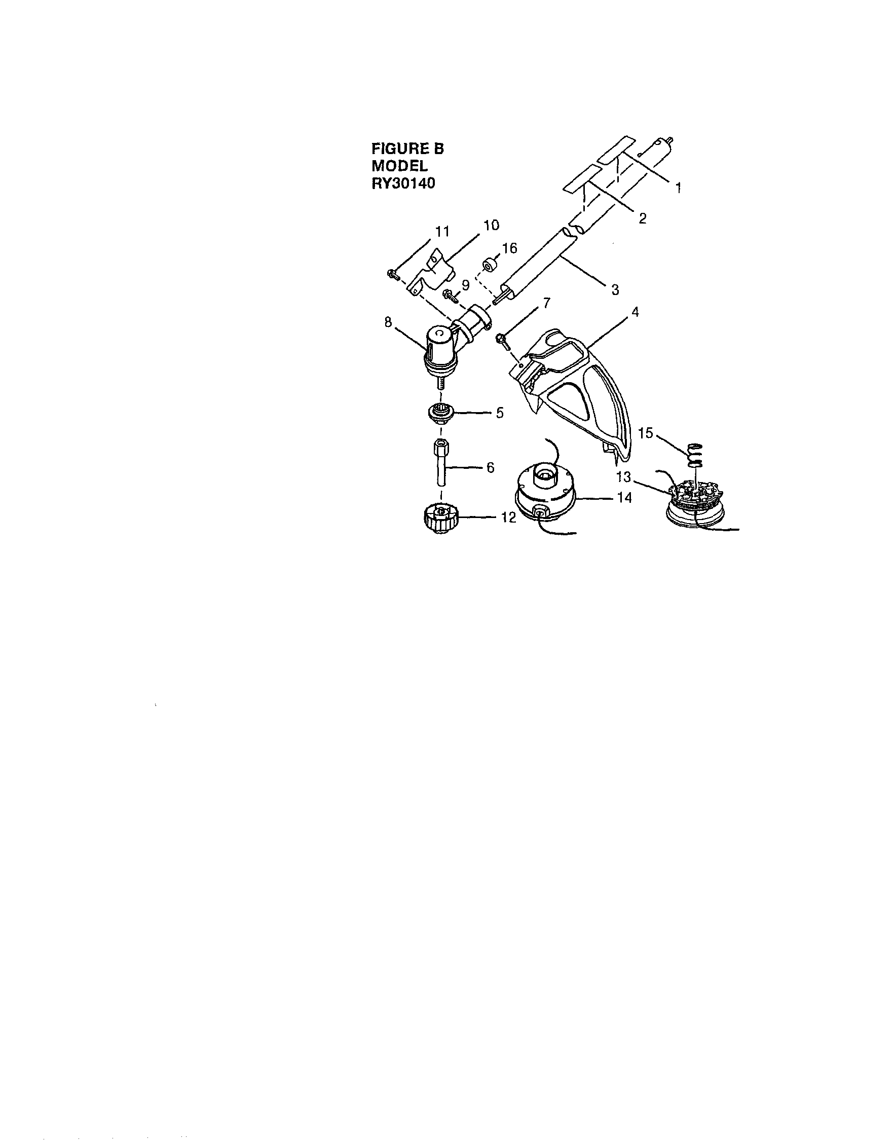 Drive shaft/string head