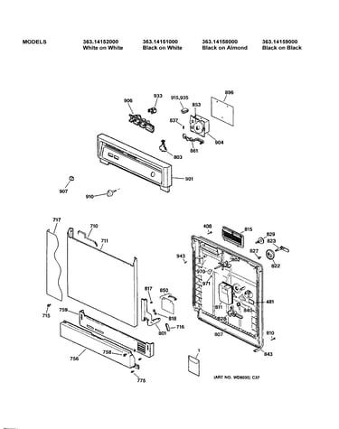 Escutcheon/door