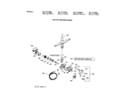 Kenmore 36314158000 motor-pump mechanism diagram