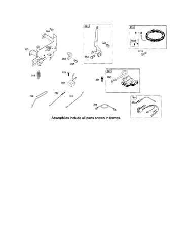 Governor/ignition/alternator