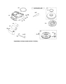 Blower housing/flywheel
