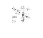 Craftsman 358351600 shield/cylinder/crankshaft diagram